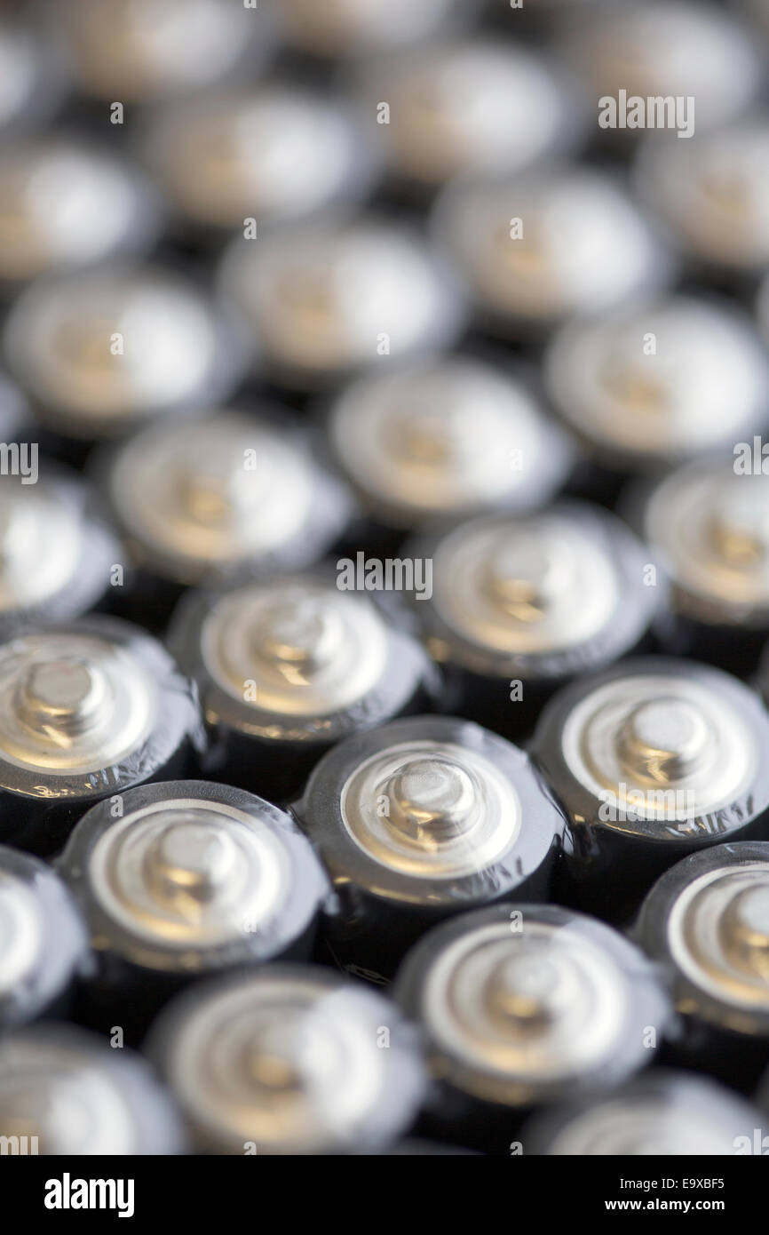 AA Batteries storage pack Stock Photo Alamy
