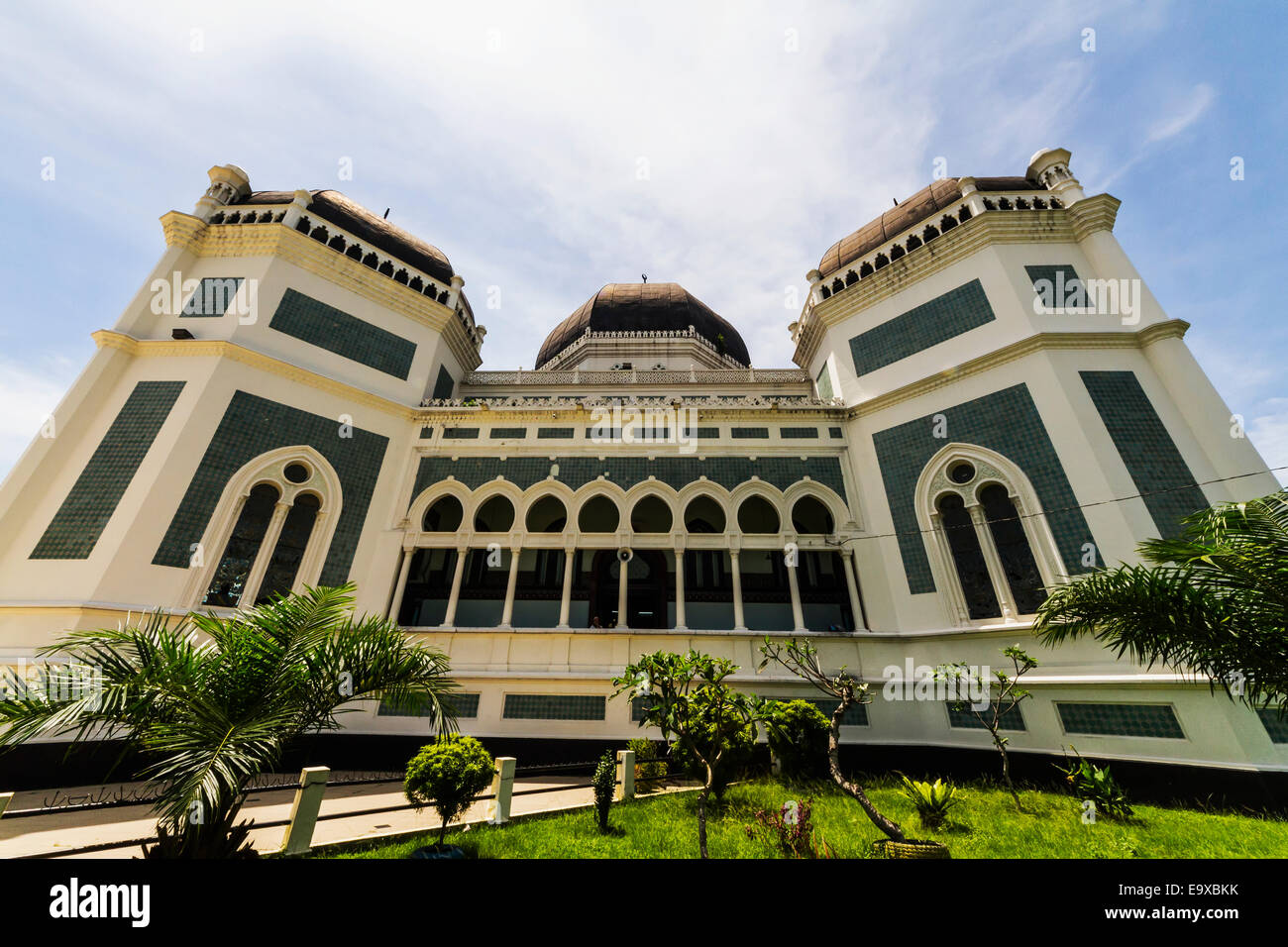 Great Mosque, Medan, North Sumatra, Indonesia Stock Photo