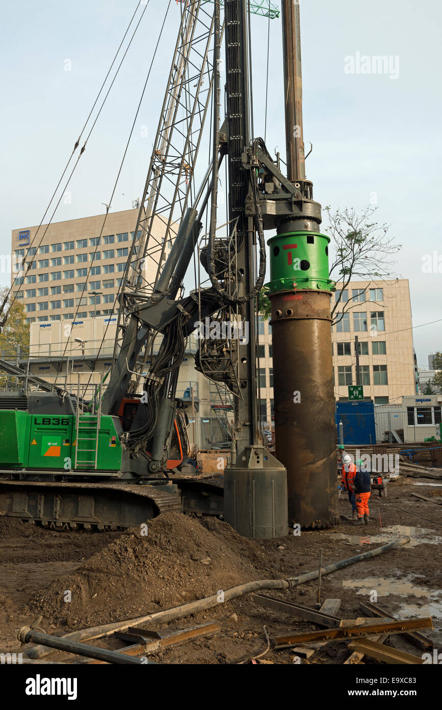 Drilling bore holes underground hires stock photography and images Alamy