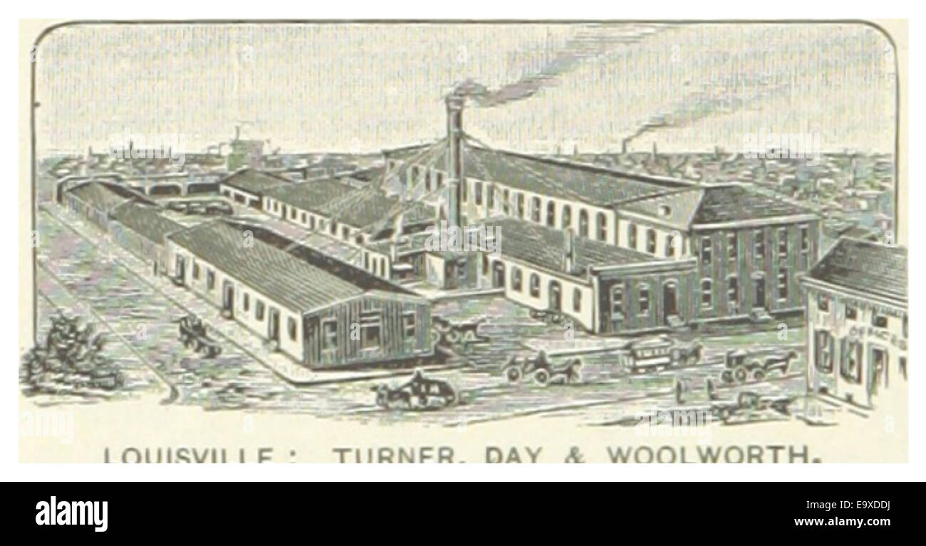 Vintage louisville map Cut Out Stock Images & Pictures Alamy