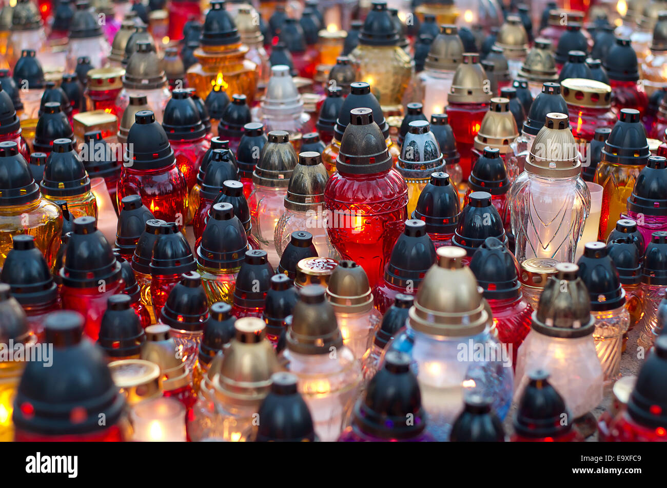 Many candles in cemetery hi res stock photography and images Alamy Many candles in cemetery hi res stock photography and images Alamy