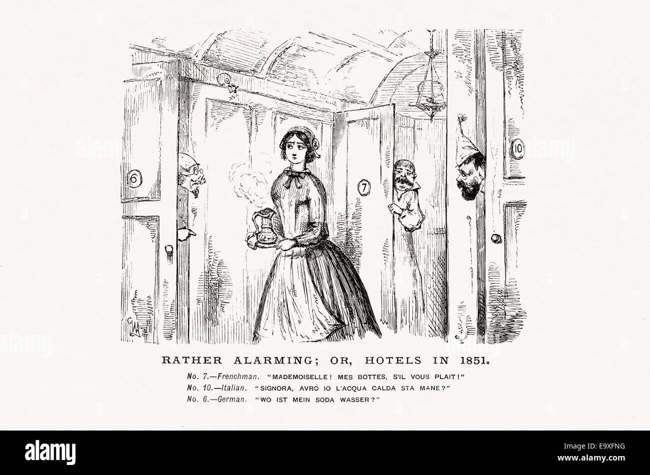 Nineteenth century cartoon hi-res stock photography and images - Alamy
