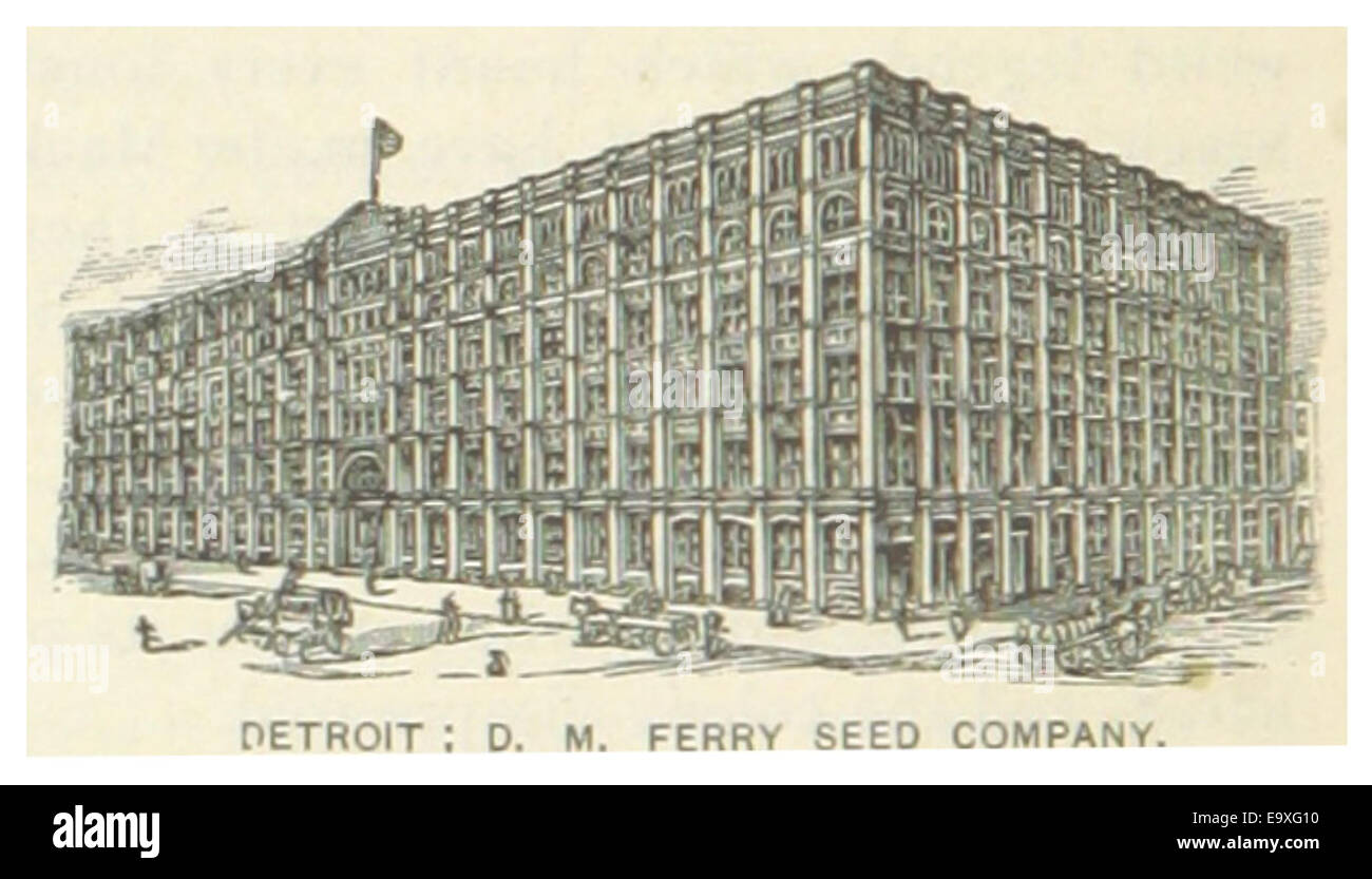 US-MI(1891) p408 DETROIT, D.M. FERRY SEED COMPANY Stock Photo