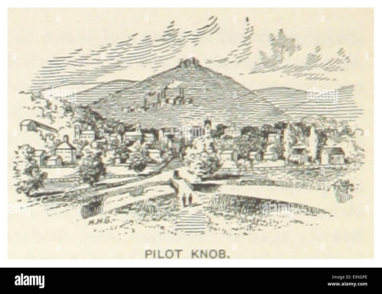 USMO(1891) p448 PILOT KNOB Stock Photo Alamy