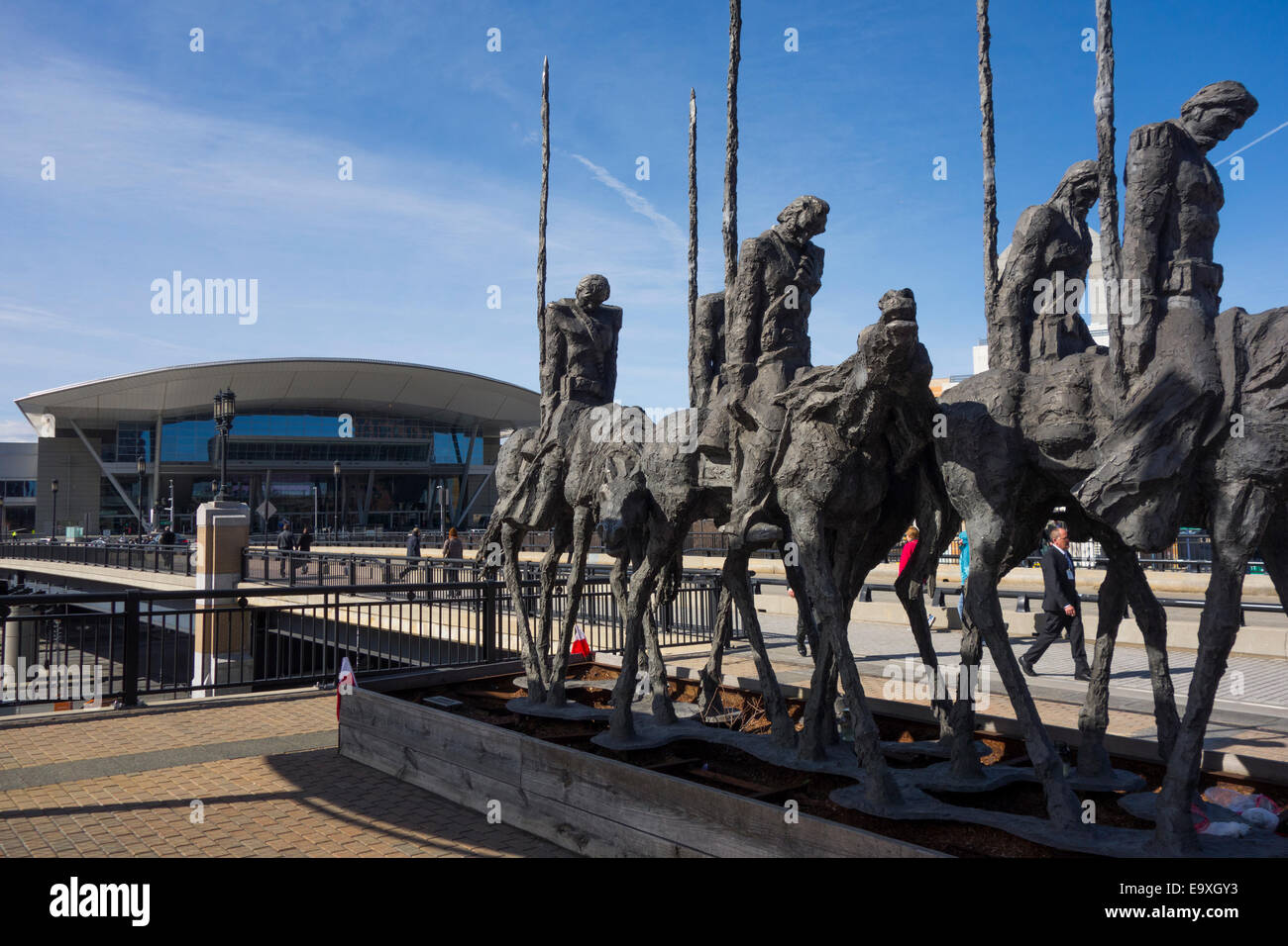 The Partisans sculpture in south Boston MA Stock Photo Alamy