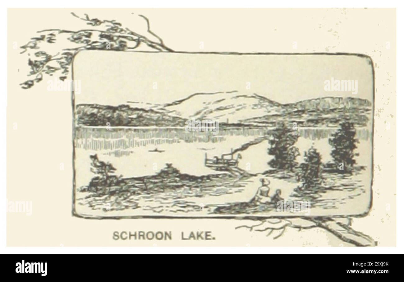 Schroon lake map High Resolution Stock Photography and Images Alamy