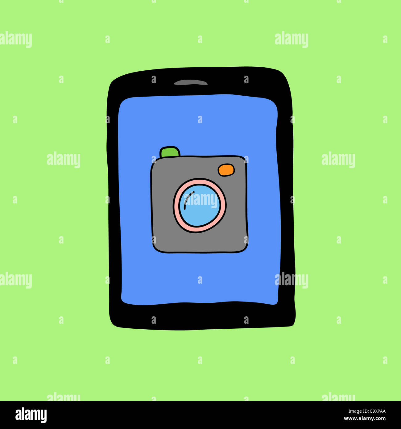 Draw camera cartoon hi-res stock photography and images - Alamy