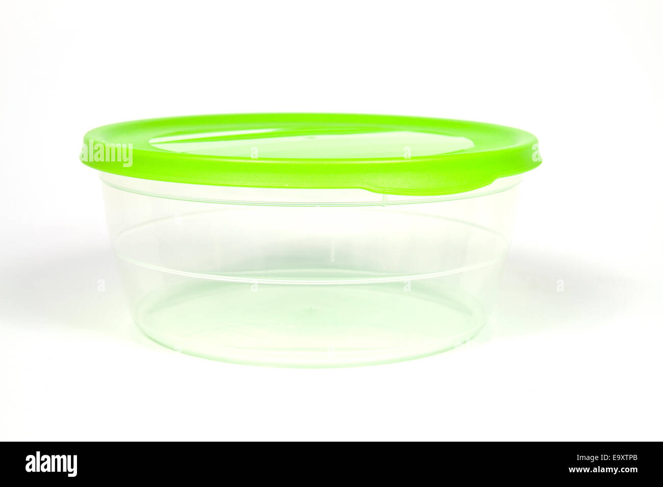 Plastic box with a tight fitting lid for safe storage of food Stock