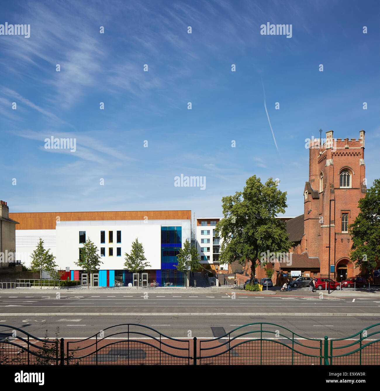 Streatham Hub Leisure Development, London, United Kingdom. Architect Michael Aukett Architects