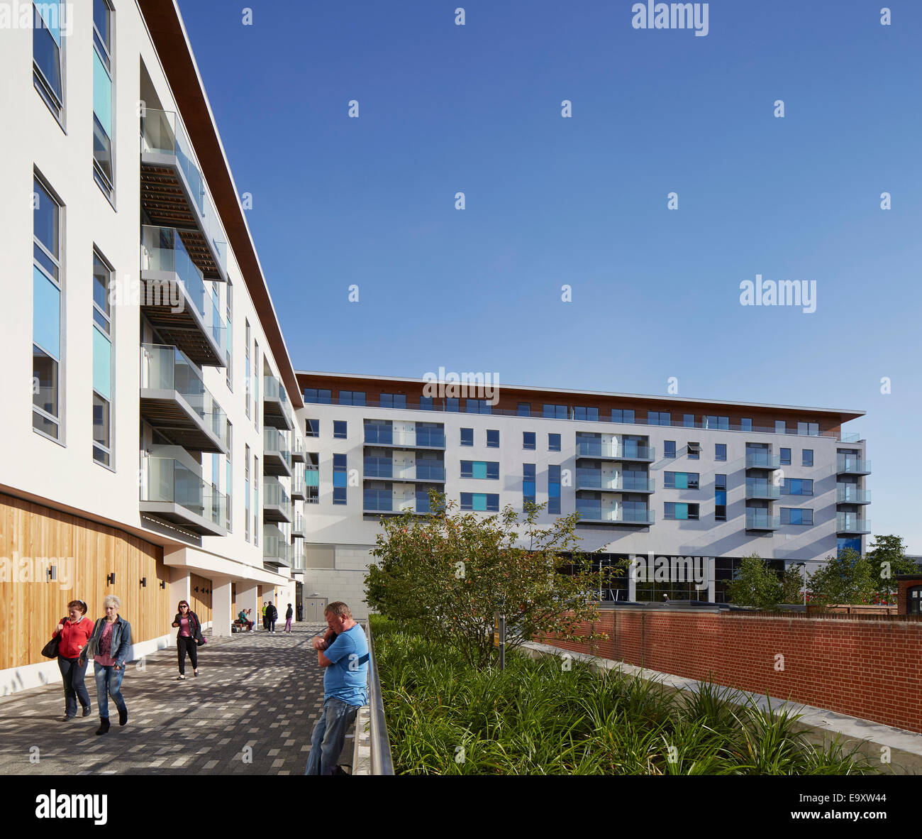 Streatham Hub Leisure Development, London, United Kingdom. Architect Michael Aukett Architects