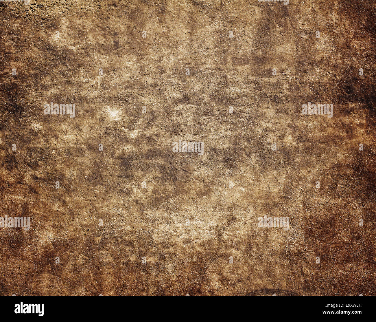 Plaster brown grunge wall background Stock Photo