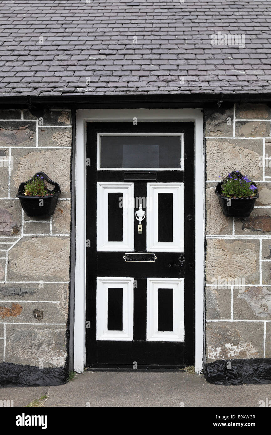 Front door, Scotland, UK Stock Photo Alamy