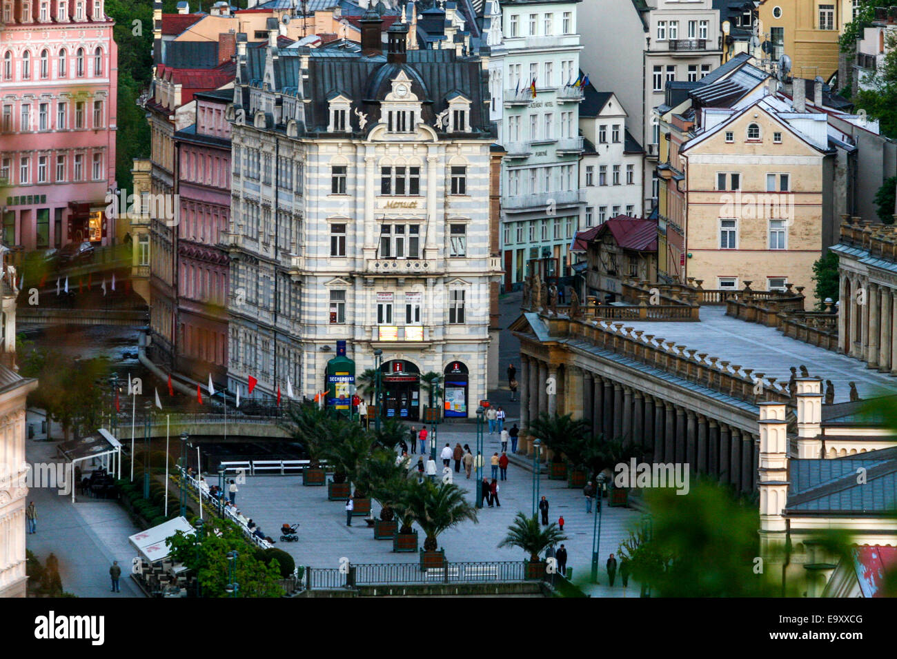 Mill Colonnade Karlovy Vary, Czech Republic Stock Photo - Alamy