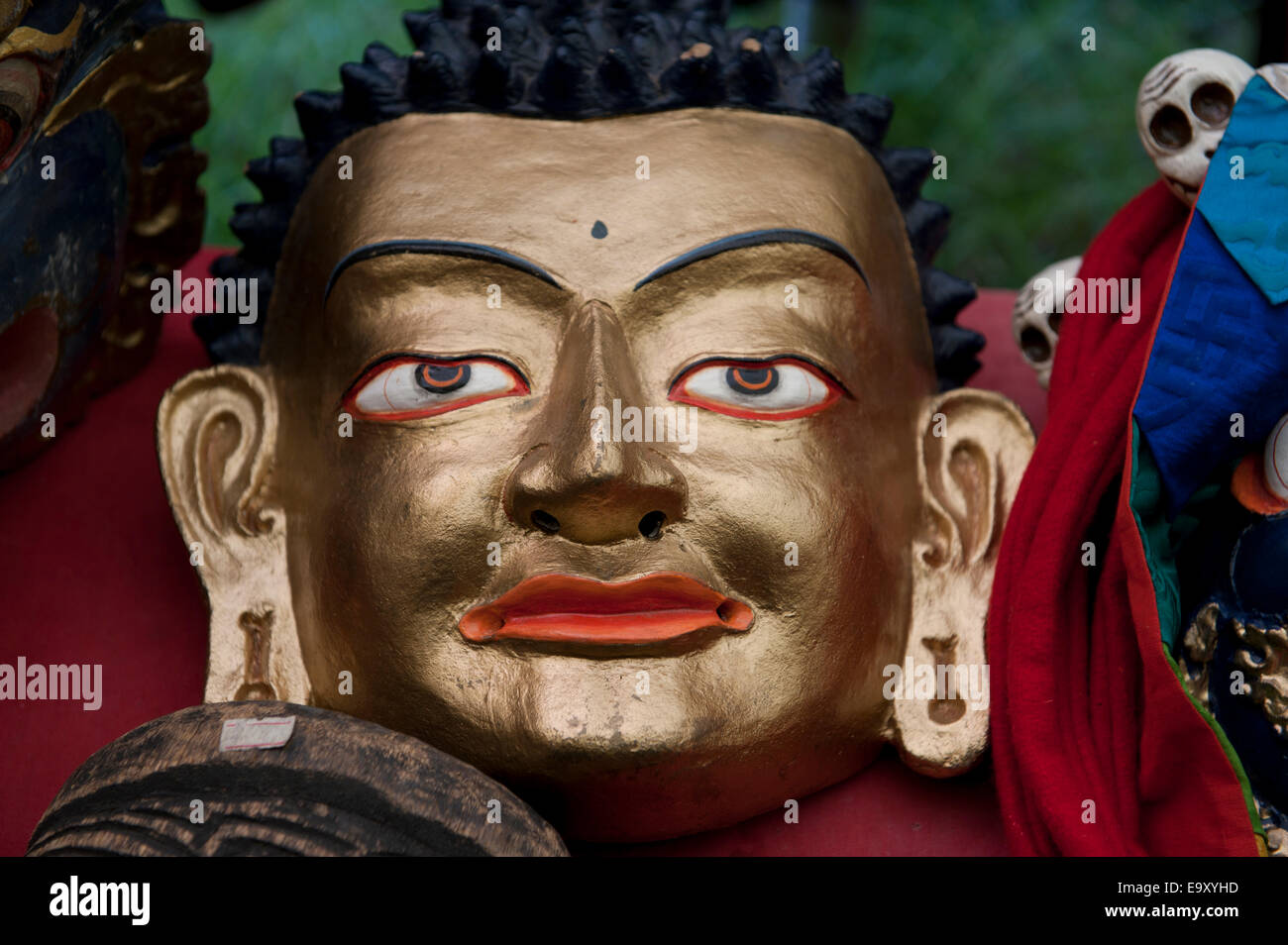 Bhutanese handicraft, Thimphu, Bhutan Stock Photo - Alamy