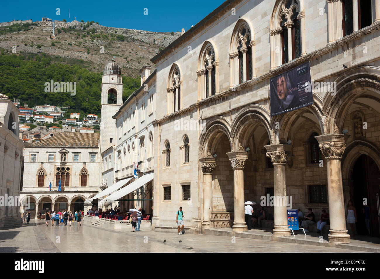 Rector's Palace, historic centre, Dubrovnik, Dalmatia, Croatia Stock ...