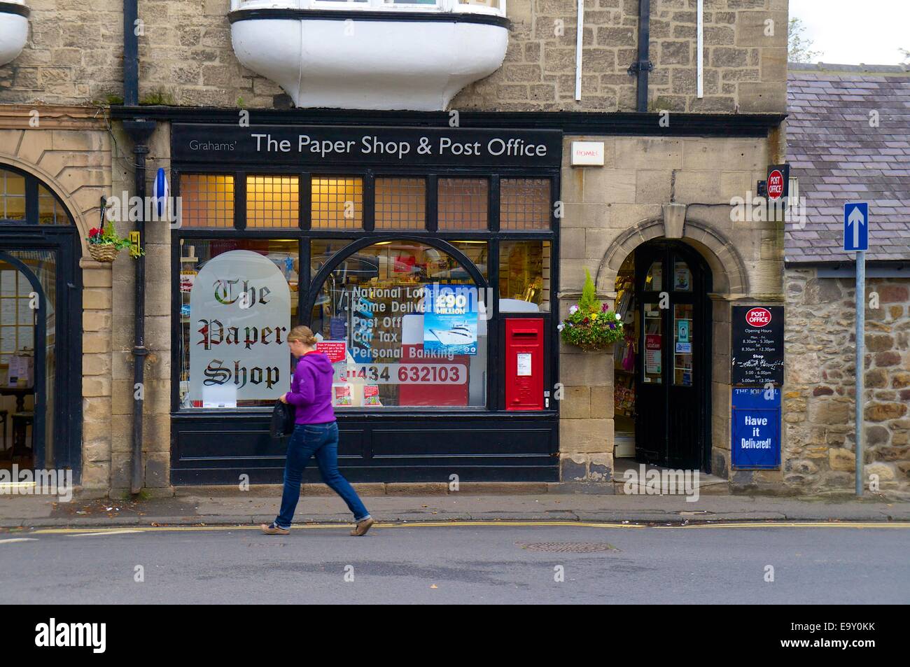 Post Office Shop Corbridge, Northumberland, England, UK Stock Photo Alamy