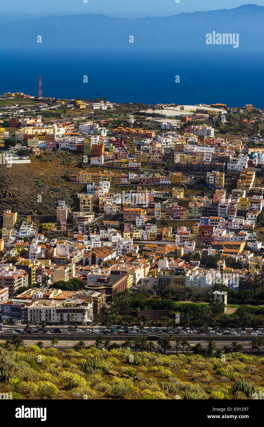 Townscape, San Sebastián de la Gomera, La Gomera, Canary Islands, Spain Stock Photo