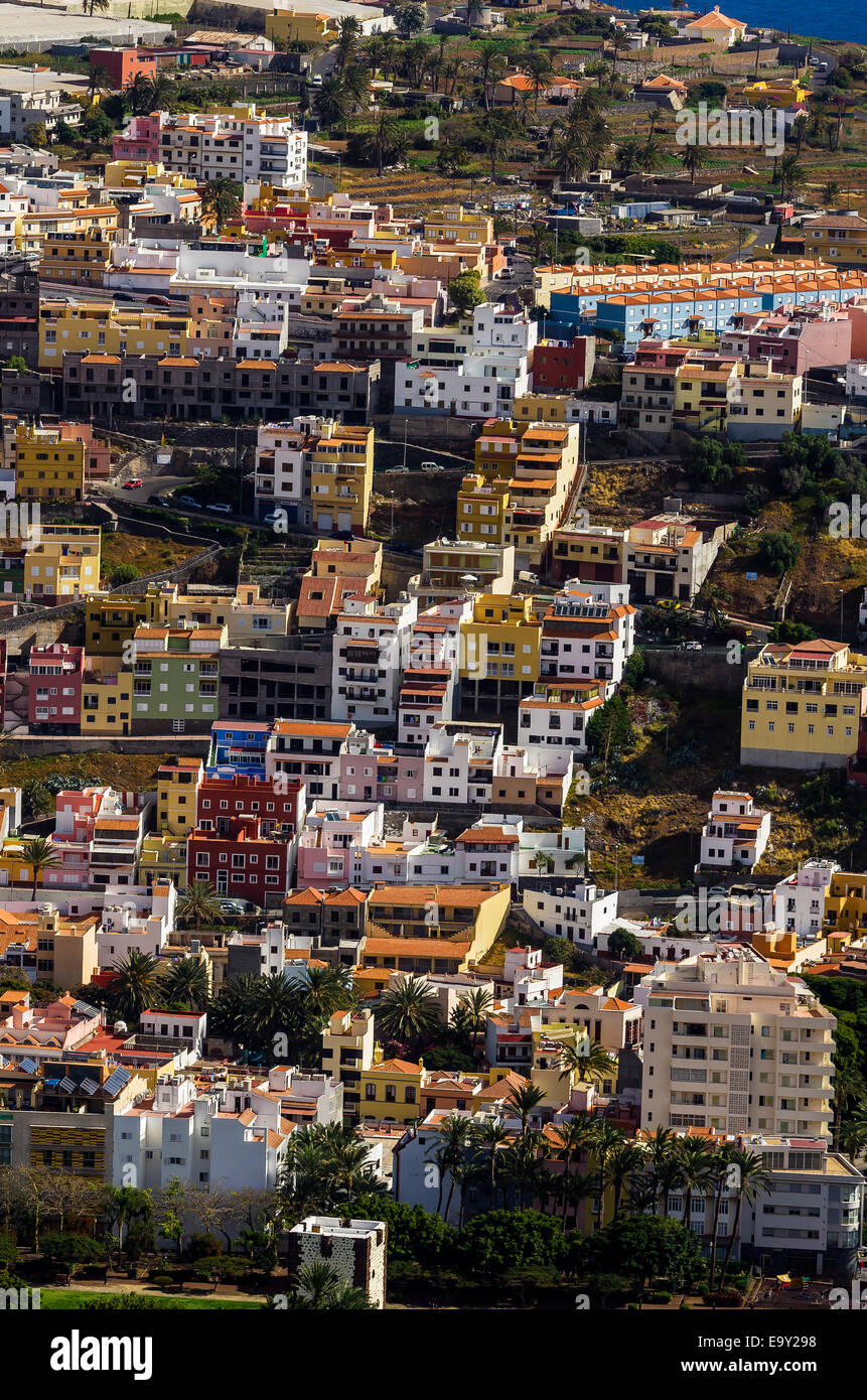 Townscape, San Sebastián de la Gomera, La Gomera, Canary Islands, Spain Stock Photo