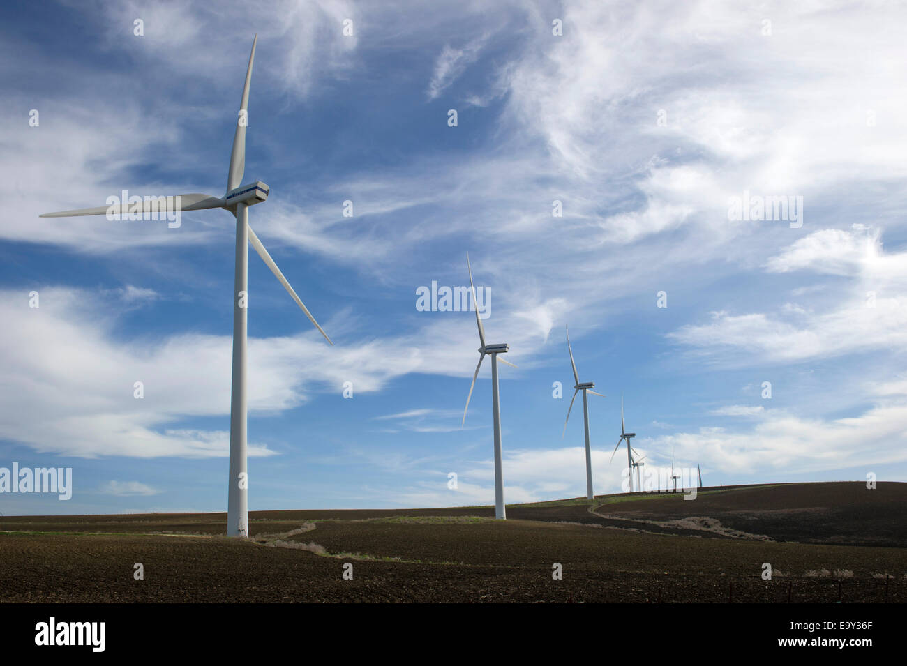 wind turbine re newable energy Stock Photo