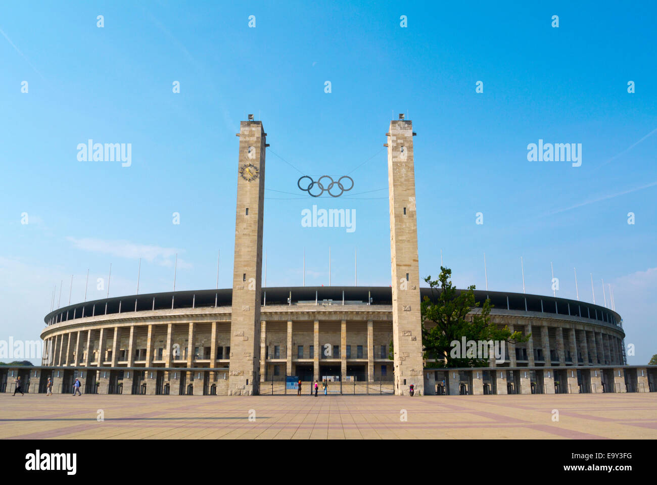 Olympia Stadion, The Olympic Stadium, Westend, Charlottenburg, Berlin, Germany Stock Photo