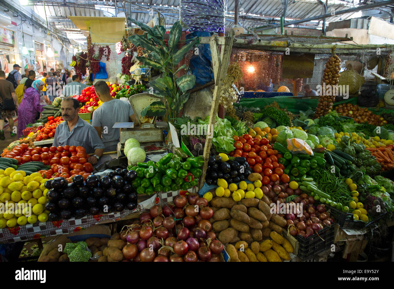 Fruit stall Morroco Stock Photo