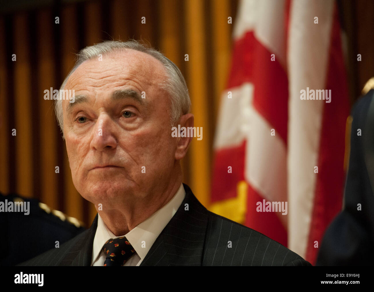 Manhattan, New York, USA. 3rd Nov, 2014. Police Commissioner WILLIAM ...