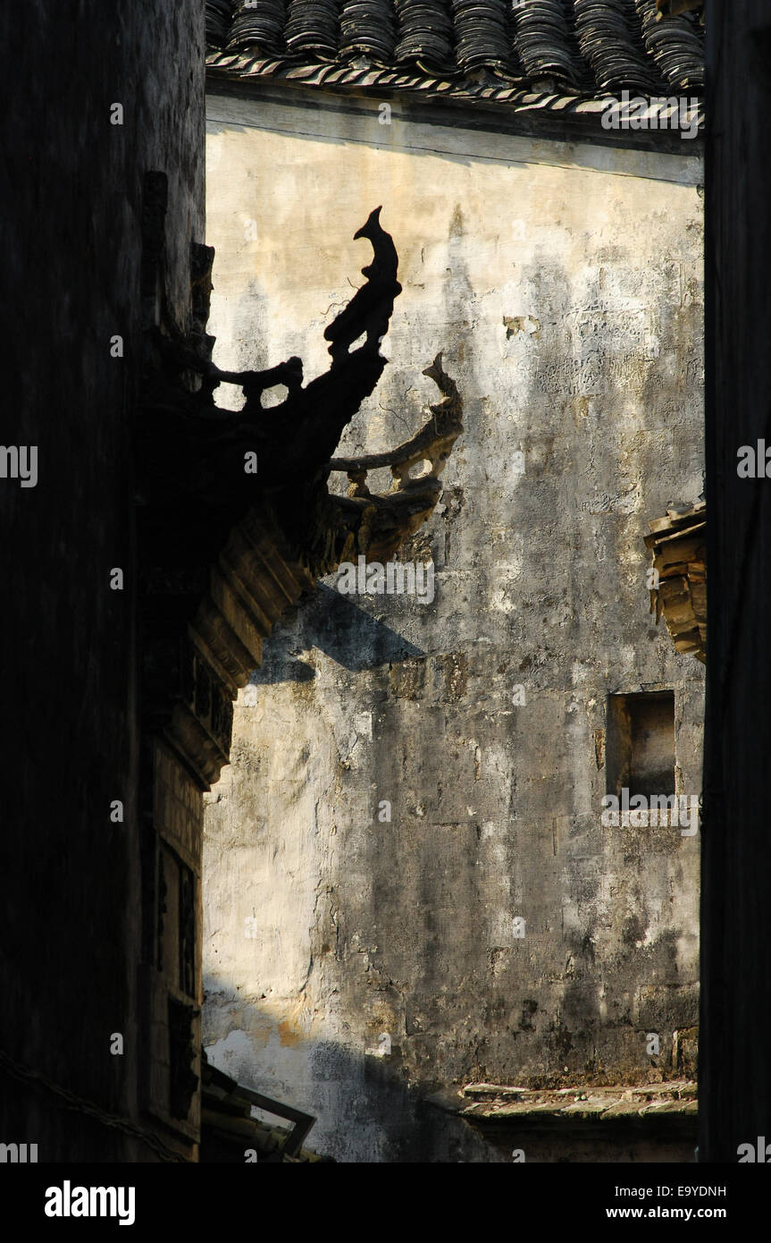 Anhui Xidi architectural features Stock Photo