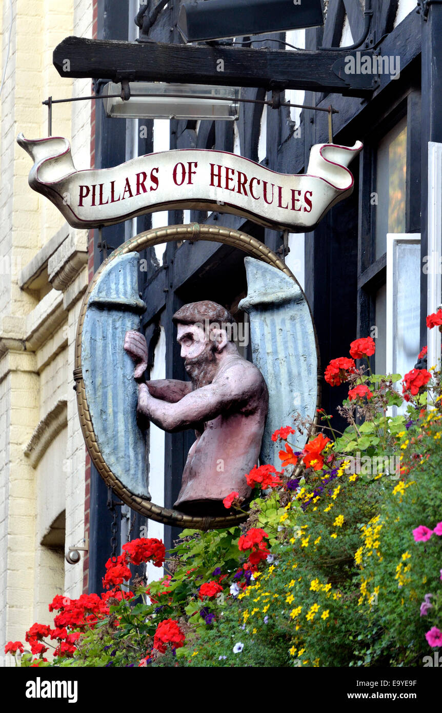 London, England, UK. Pillars of Hercules pub in Greek Street, Soho