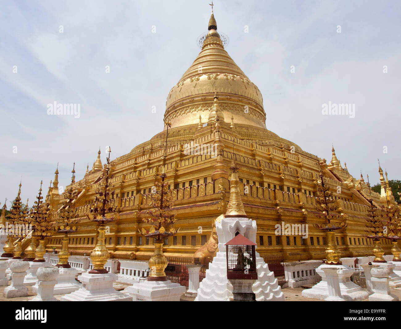 Bagan Myanmar Shwedagon Pagoda prototype Stock Photo