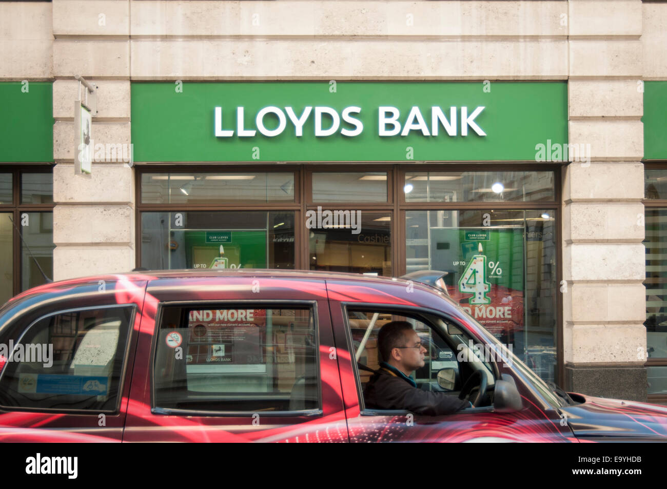 A branch of Lloyds Bank in London Stock Photo