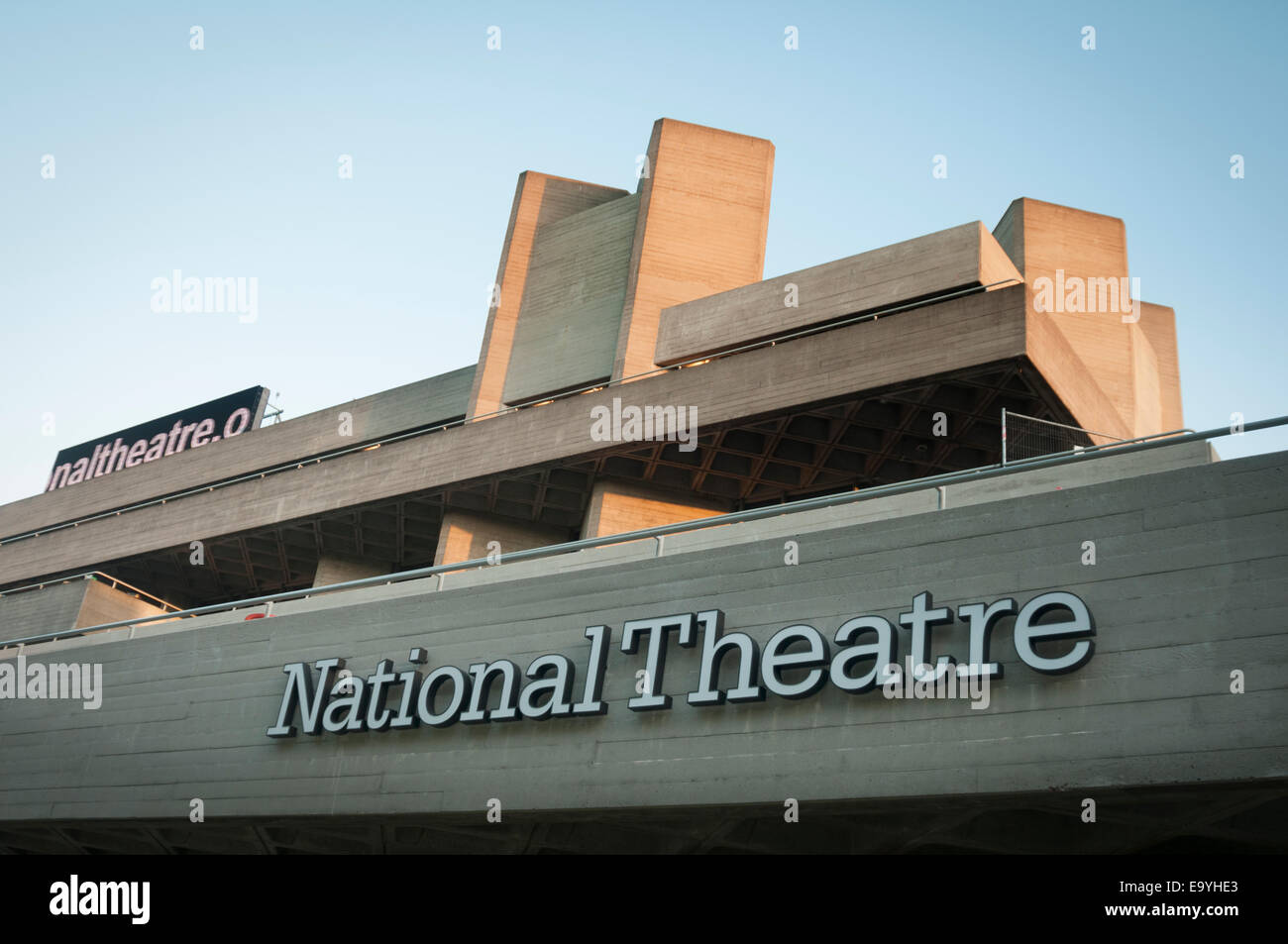 The Royal National Theatre Southbank London Stock Photo