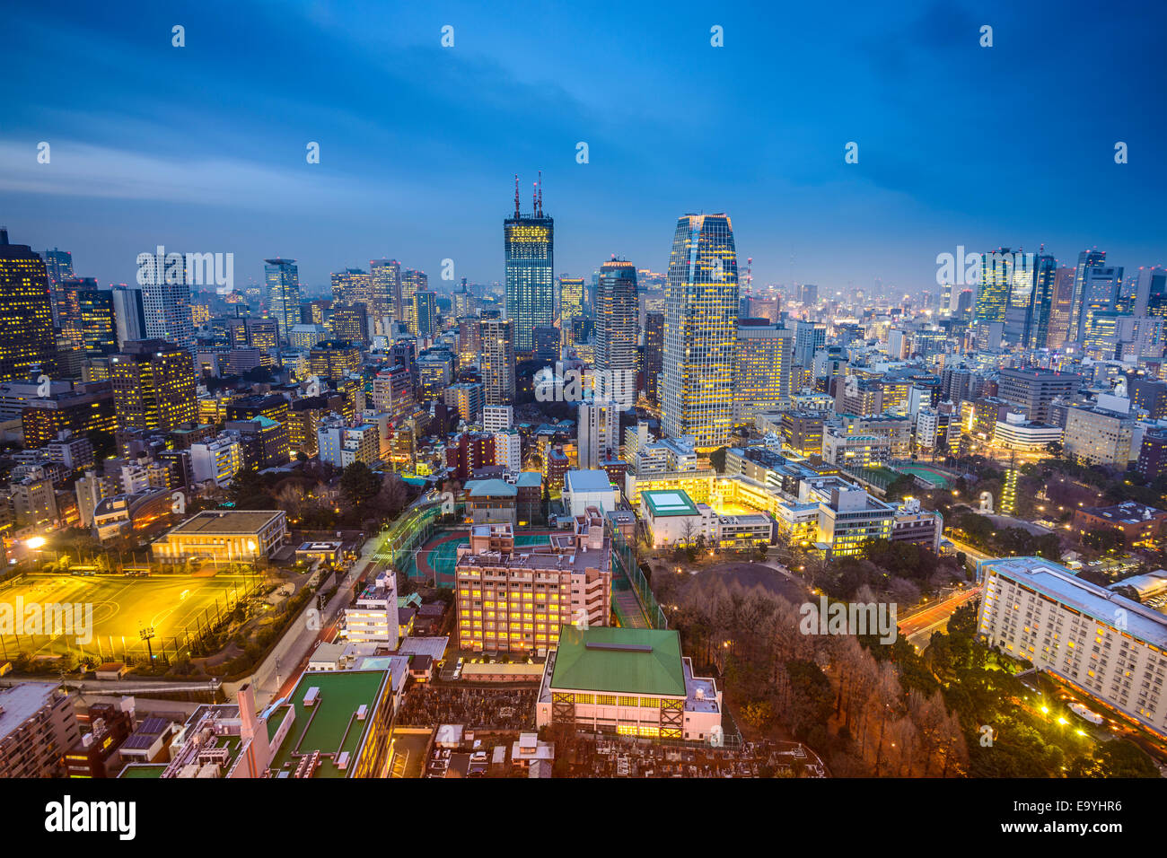 Tokyo, Japan cityscape in the Minato Ward. Stock Photo