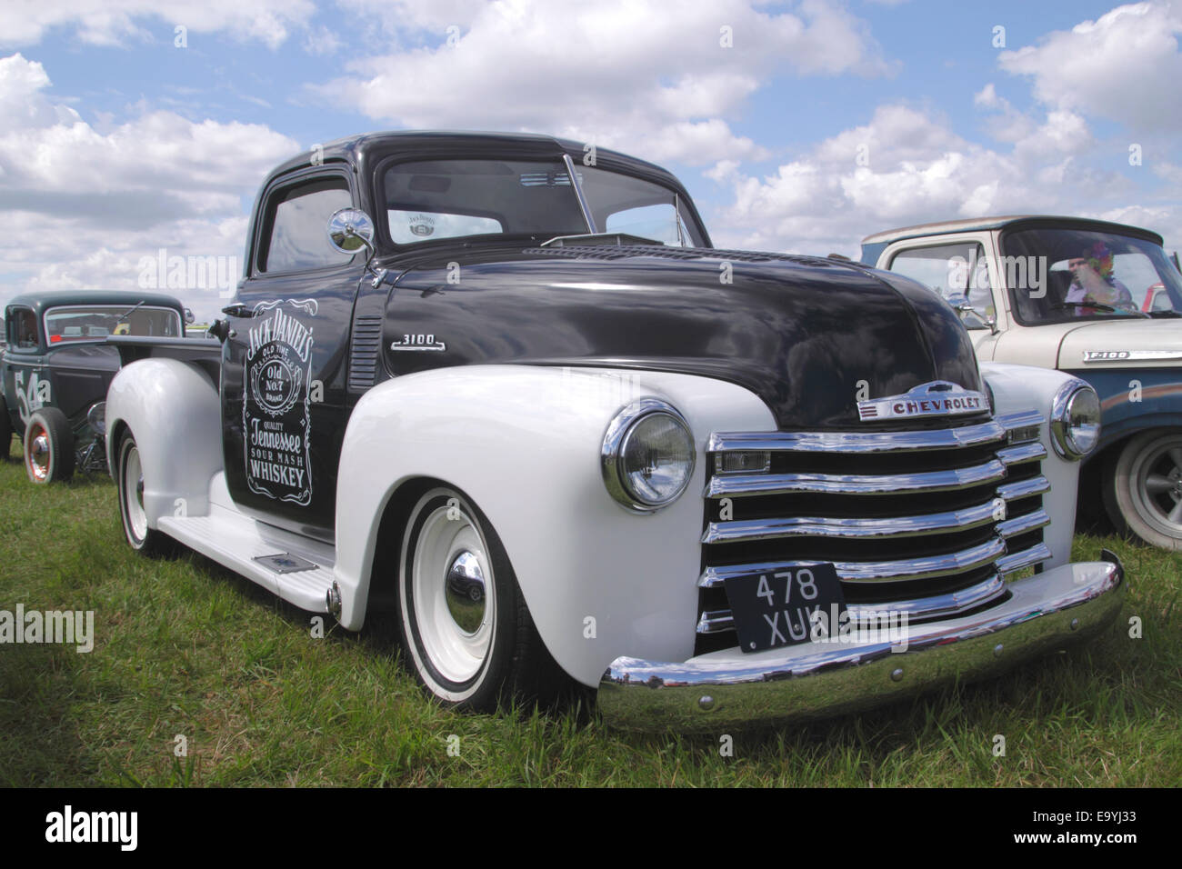 1949 Chevrolet GMC Pick Up Truck at White Waltham Retro Festival 2014 Stock Photo