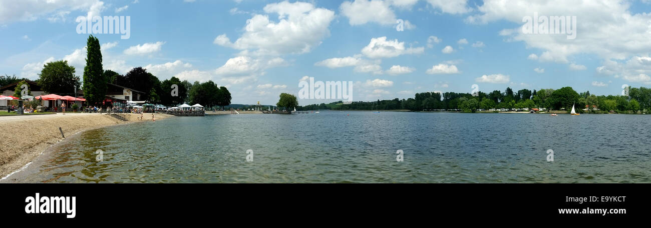 Waging Am See Bavaria German Germany Beach Stock Photo Alamy