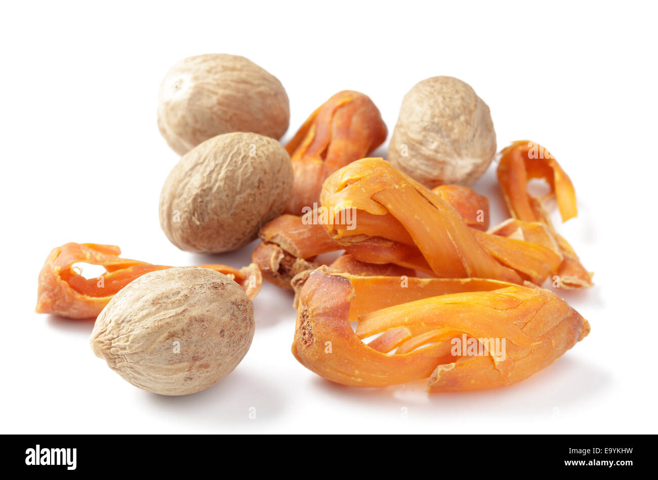 Mace and Nutmeg Stock Photo Alamy