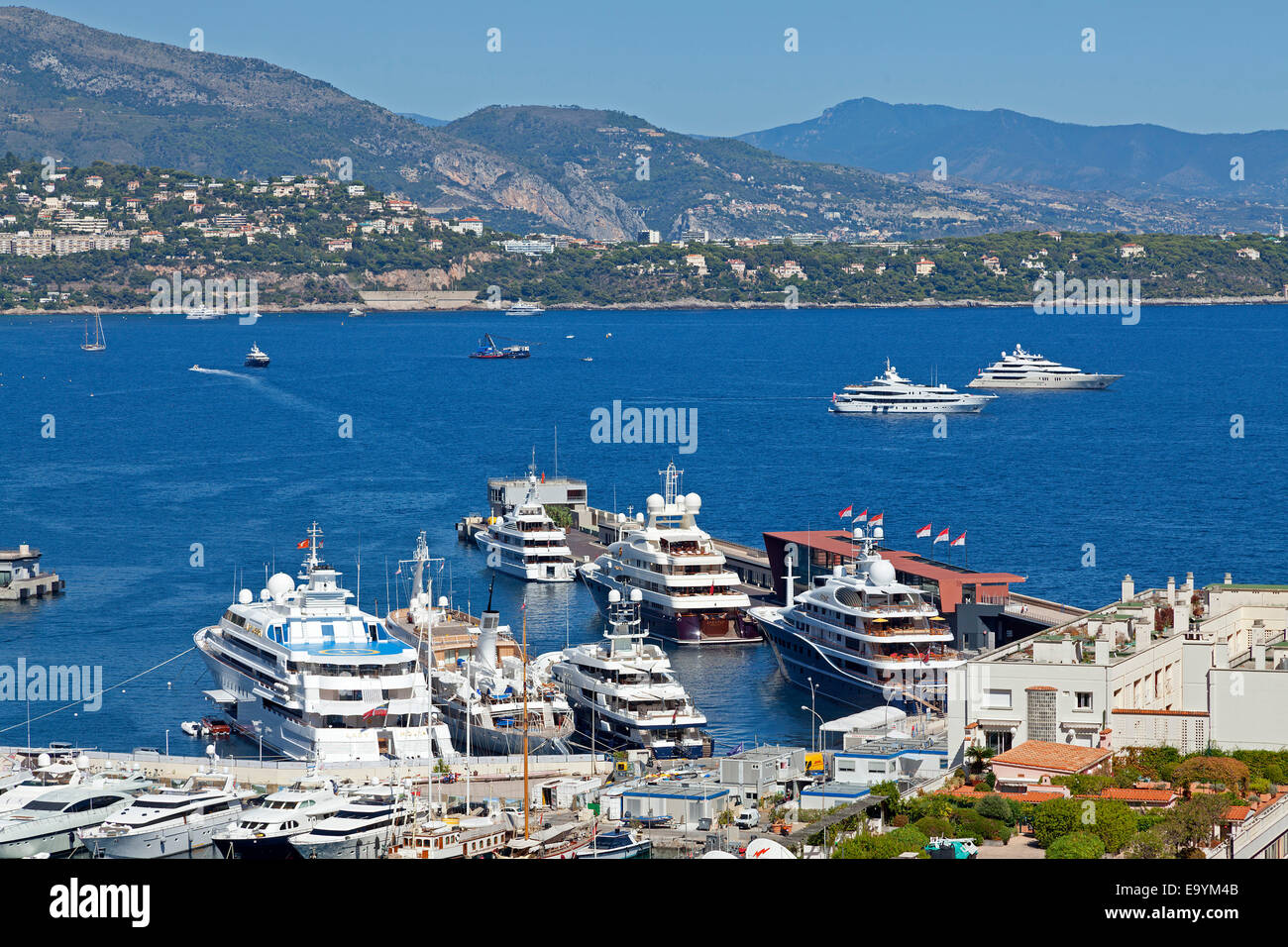 harbour, Principality of Monaco, Cote d´Azur Stock Photo