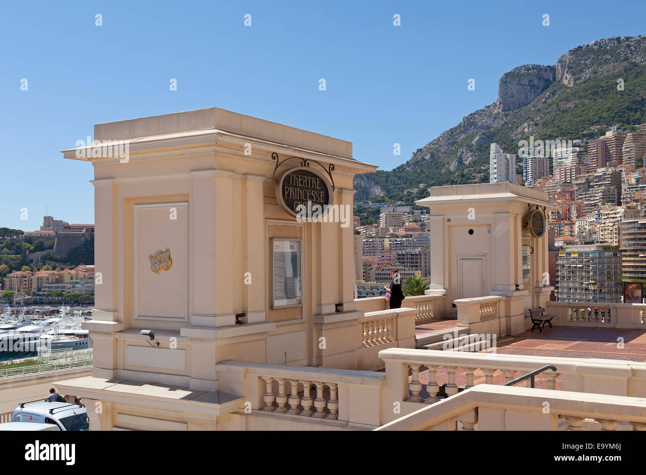 Theatre Princesse Grace, Monte Carlo, Principality of Monaco, Cote d´Azur Stock Photo