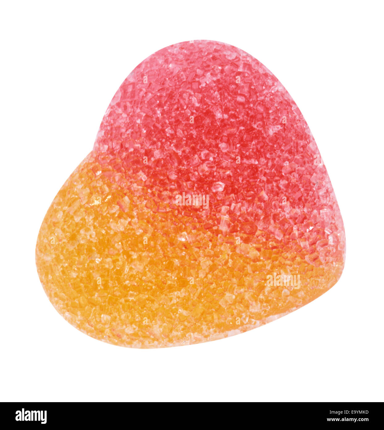 Fruit Jelly with Heart Shape Isolated Stock Photo Alamy