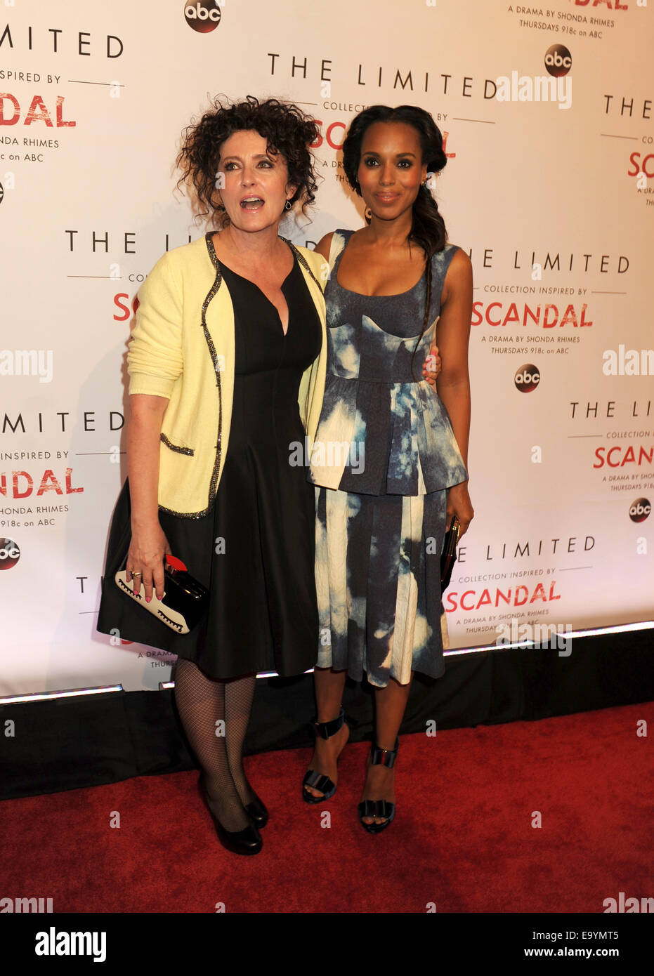 New York City, NY. USA. Costume Designer Lyn Paolo & Kerry Washington