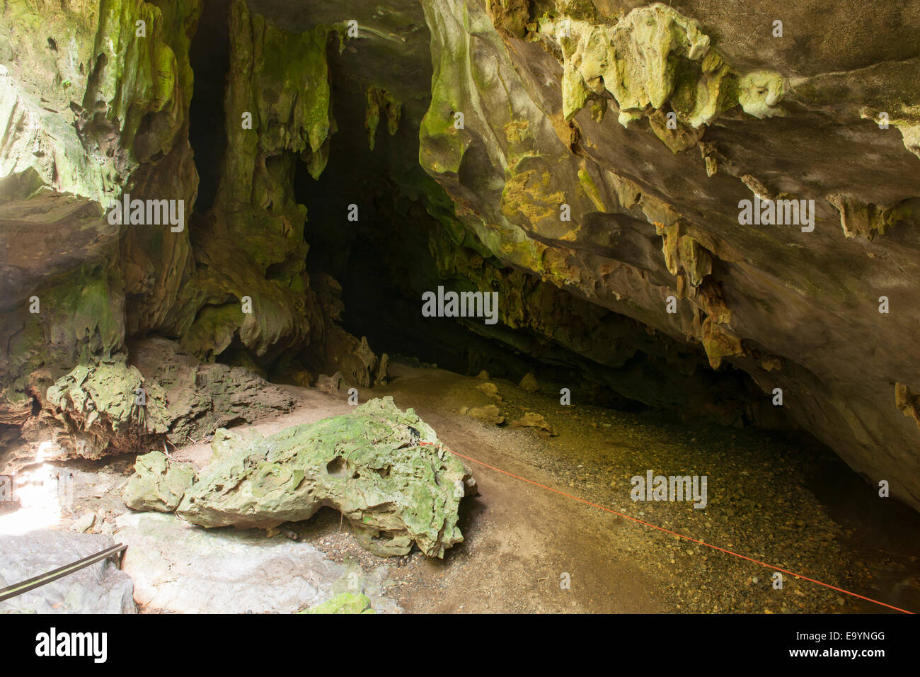 Dominikanische Republik, Osten, Eingang zur Cueva Funfun (Cueva Fun Fun) Stock Photo