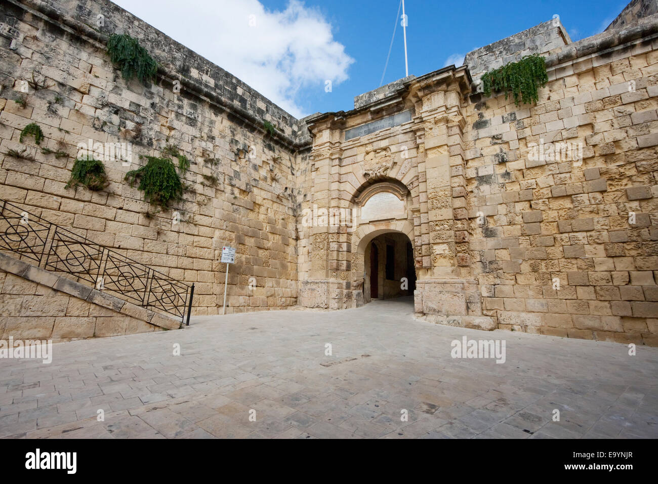 Gate Of Provence (Main Gate), Vittoriosa (Birgu), Malta Stock Photo Alamy