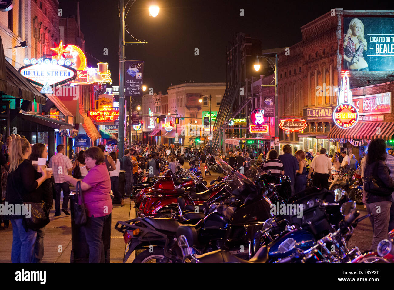 Beale Street, Memphis Tennessee Stock Photo - Alamy