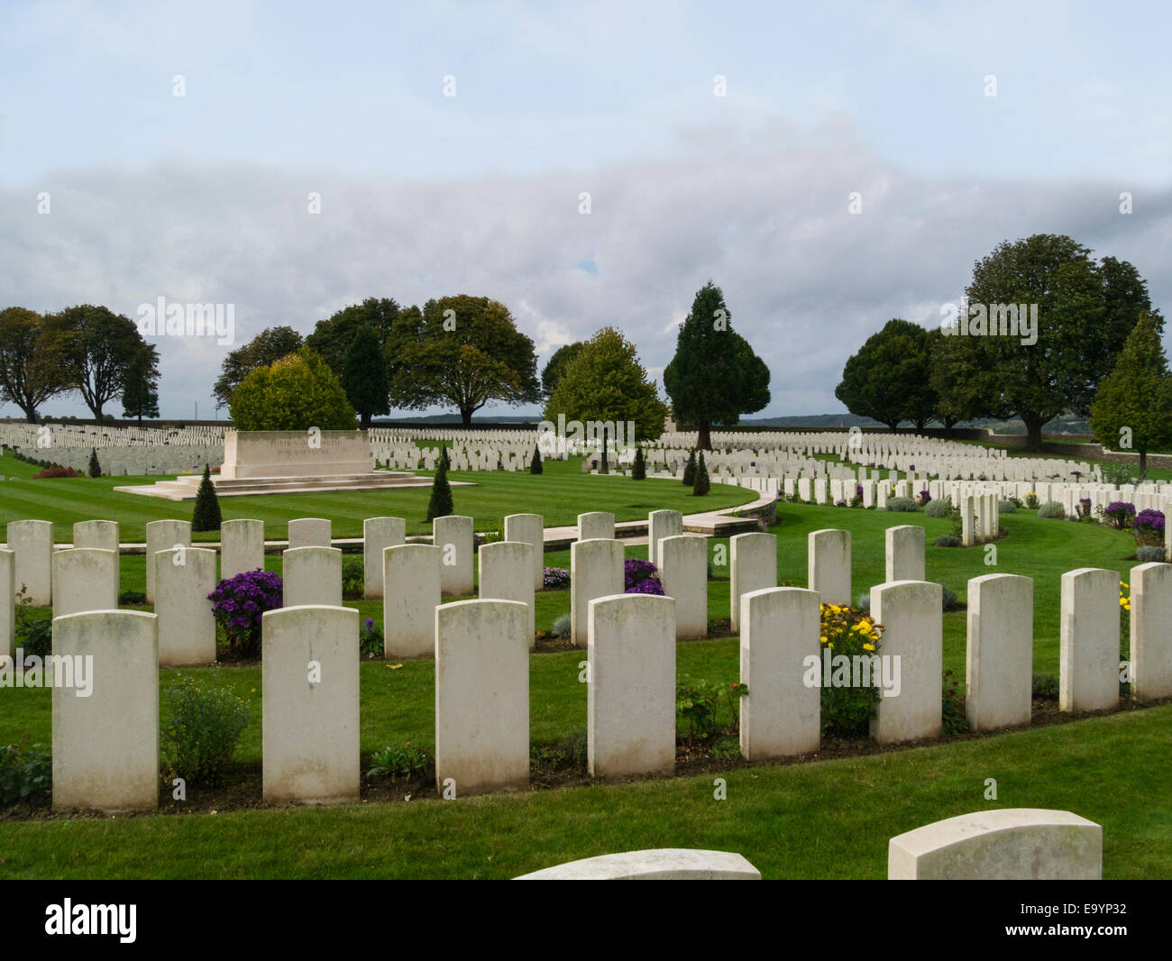 Cabaret-Rouge British First World War cemetery Souchez France EU Stock Photo