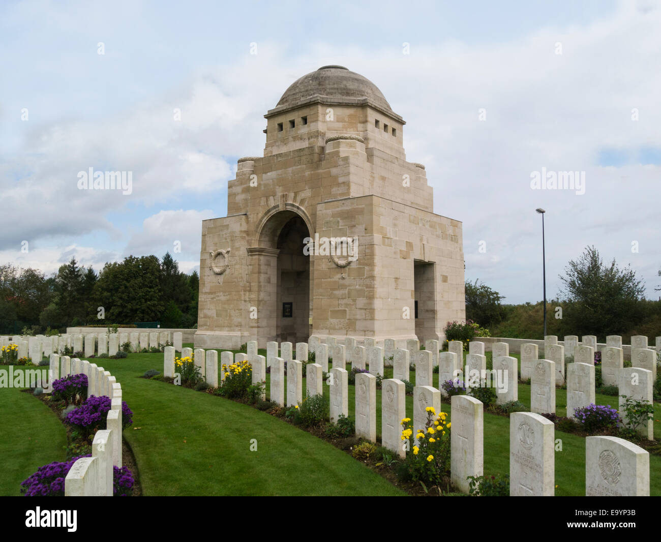 Cabaret-Rouge British First World War cemetery Souchez France EU Stock Photo