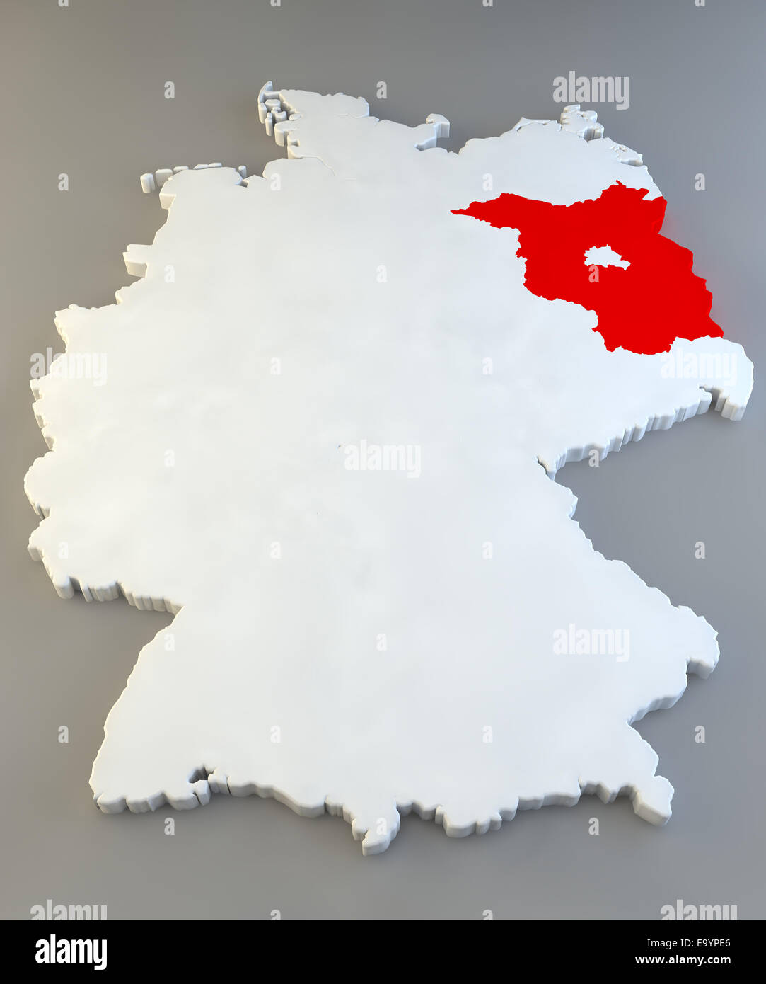 germany map with regions texture stock image