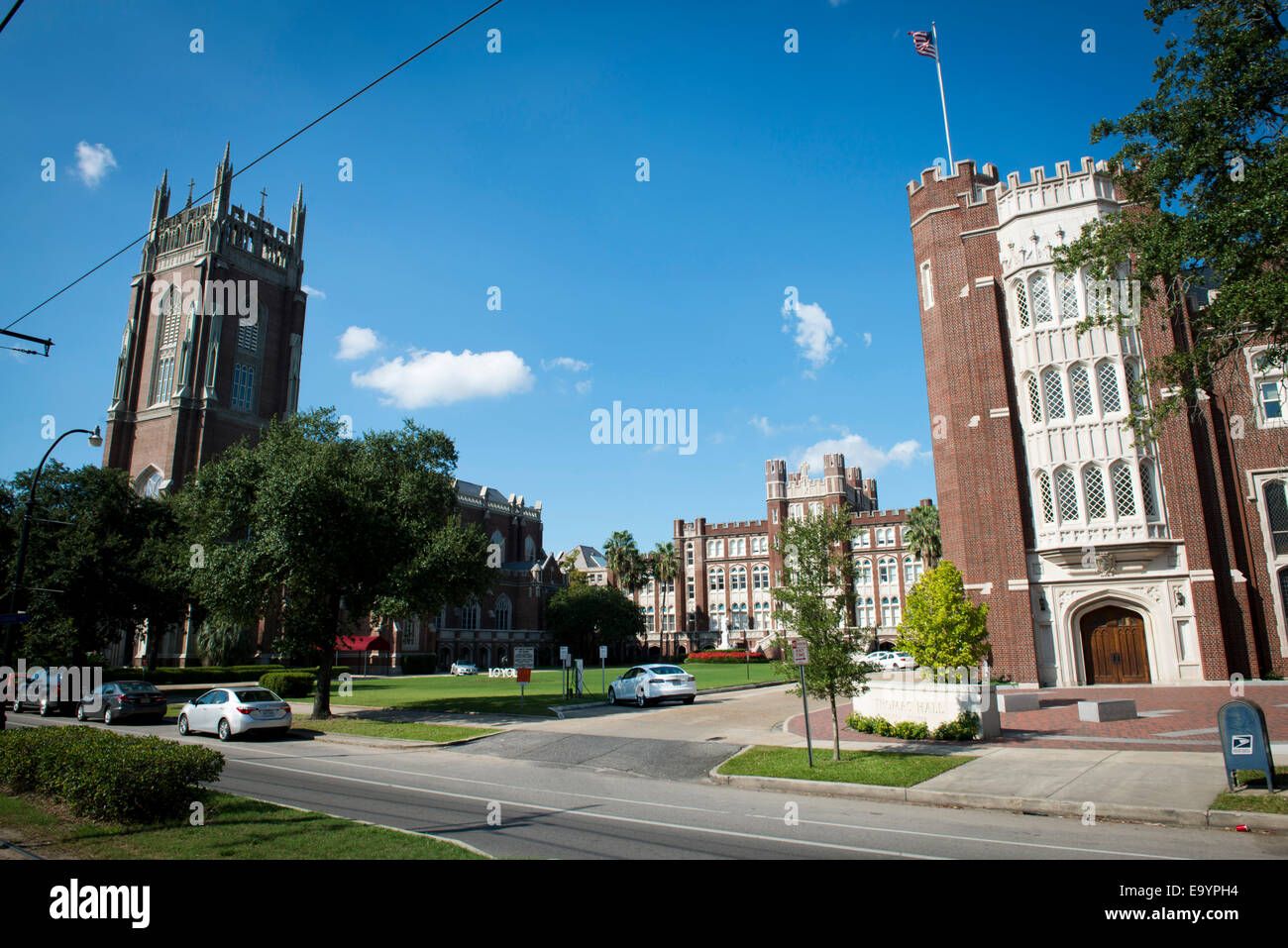 Loyola University. Thomas Hall. New Orleans, Louisiana Stock Photo