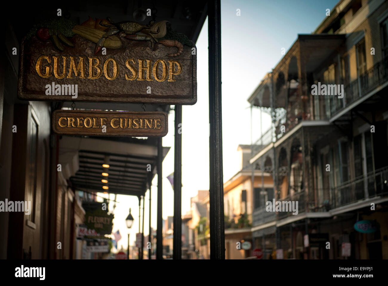 Gumbo shop. French Quarter. New Orleans, Louisiana Stock Photo Alamy