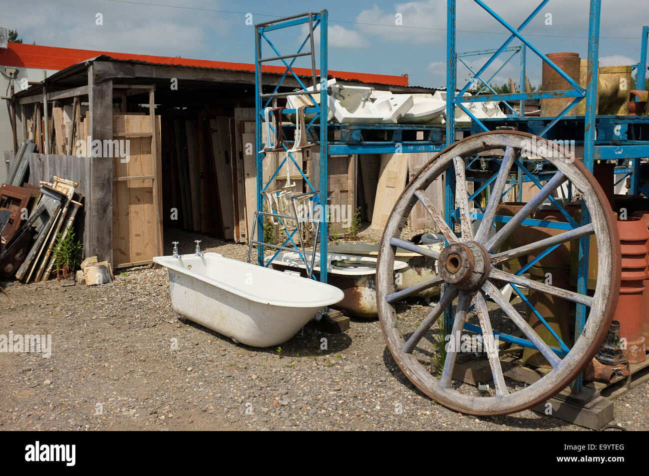 Norfolk Reclaim centre, Fakenham, Norfolk, England. Stock Photo