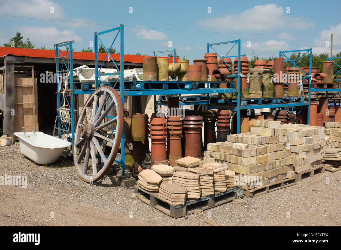 Norfolk Reclaim centre, Fakenham, Norfolk, England. Stock Photo