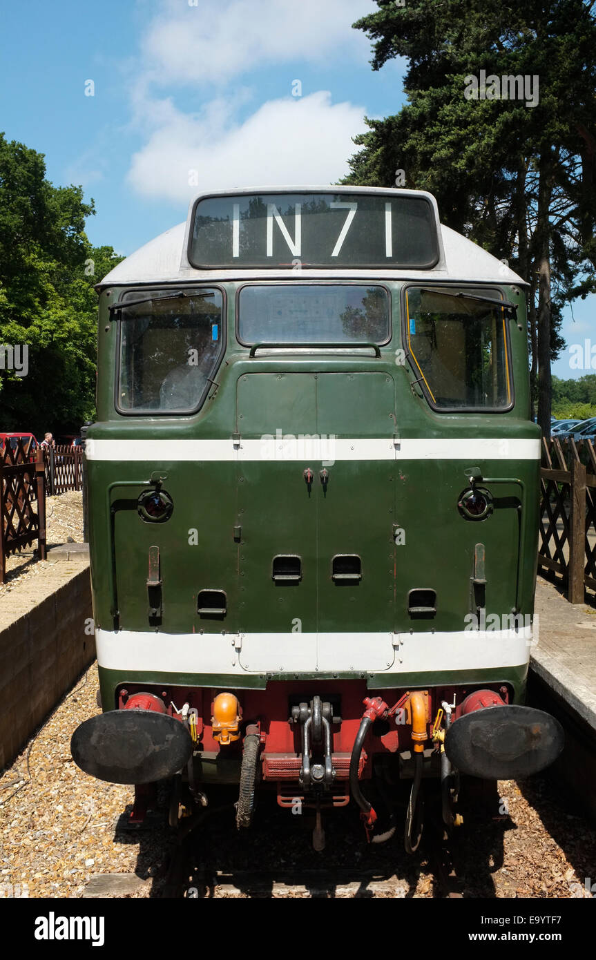 A Class 31 diesel locomotive at the North Norfolk Railway, Holt, Norfolk, England. Stock Photo